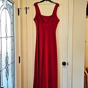 Calvin Klein Long Red Dress